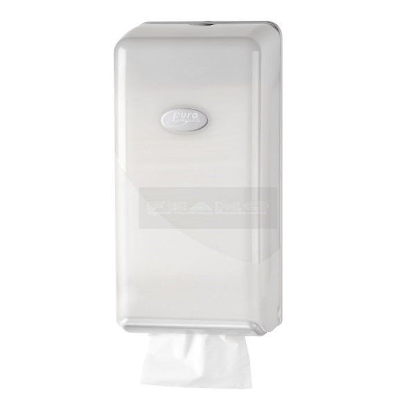 Pearl White toiletpapier dispenser - bulkpack