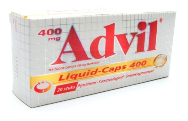 Advil liquid caps 400 mg à 20 stuks