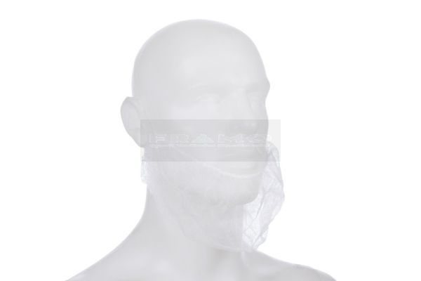 Disposable baardmasker doos à 100 stuks wit