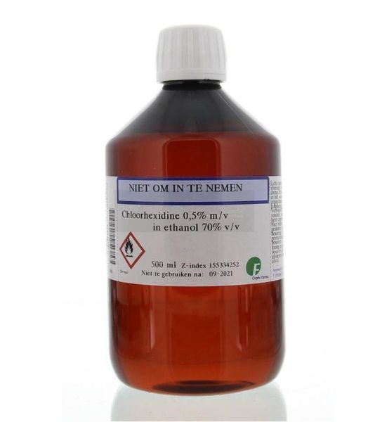 Chloorhexidine 0,5% - 70% alcohol desinfectie flacon 500 ml