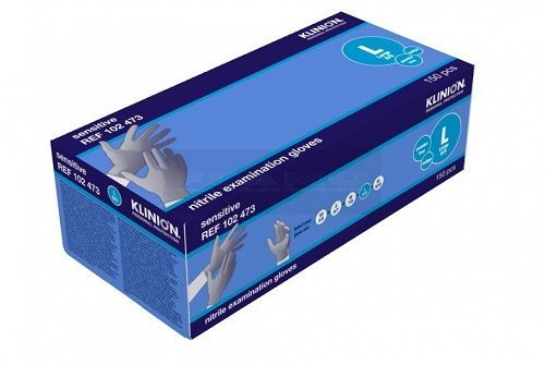 Klinion Soft Nitrile handschoen paars à 150 stuks poedervrij-Large