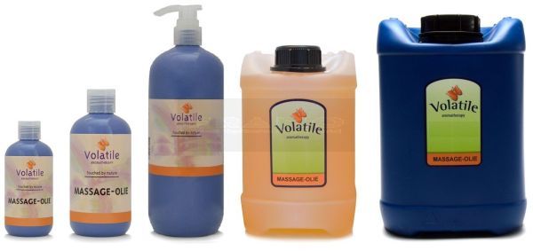 Volatile neutraal massage olie 100 ml, 250 ml, 1000 ml, 2500 ml, 5000 ml