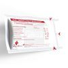Emergency bandage - traumazwachtel steriel 10 cm x 4,5 meter verpakt